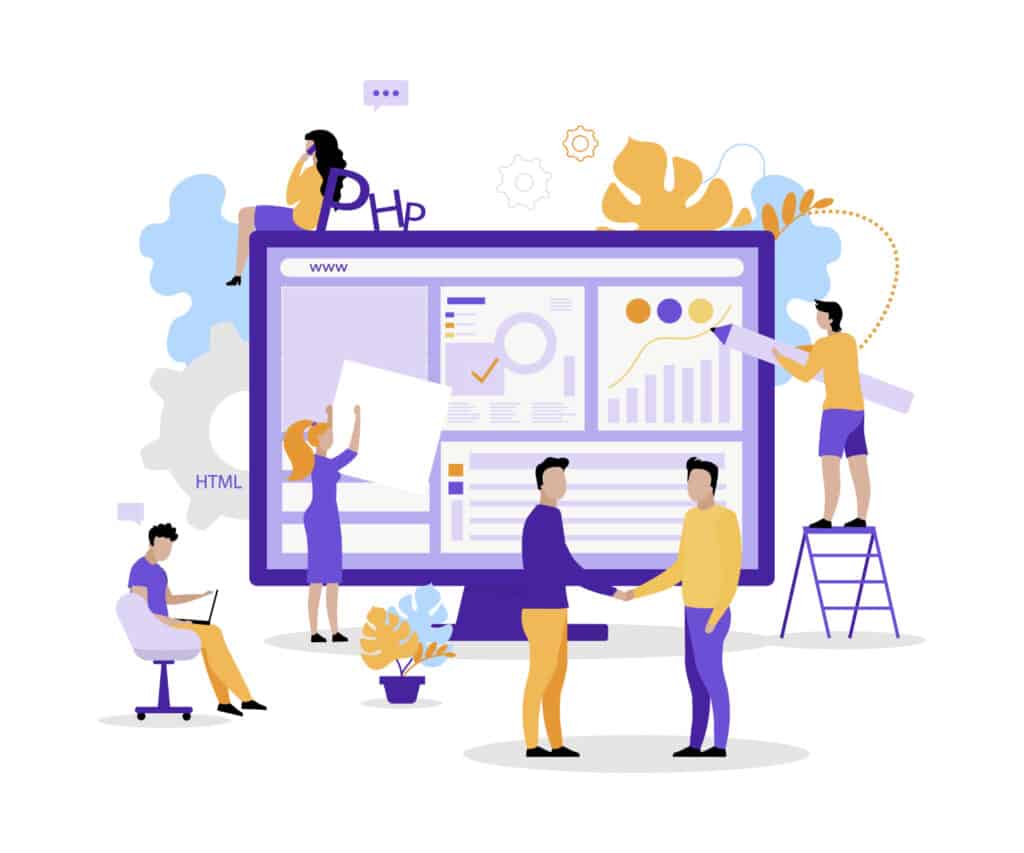 19 04 19 Website Development Illustration 2 1024x853